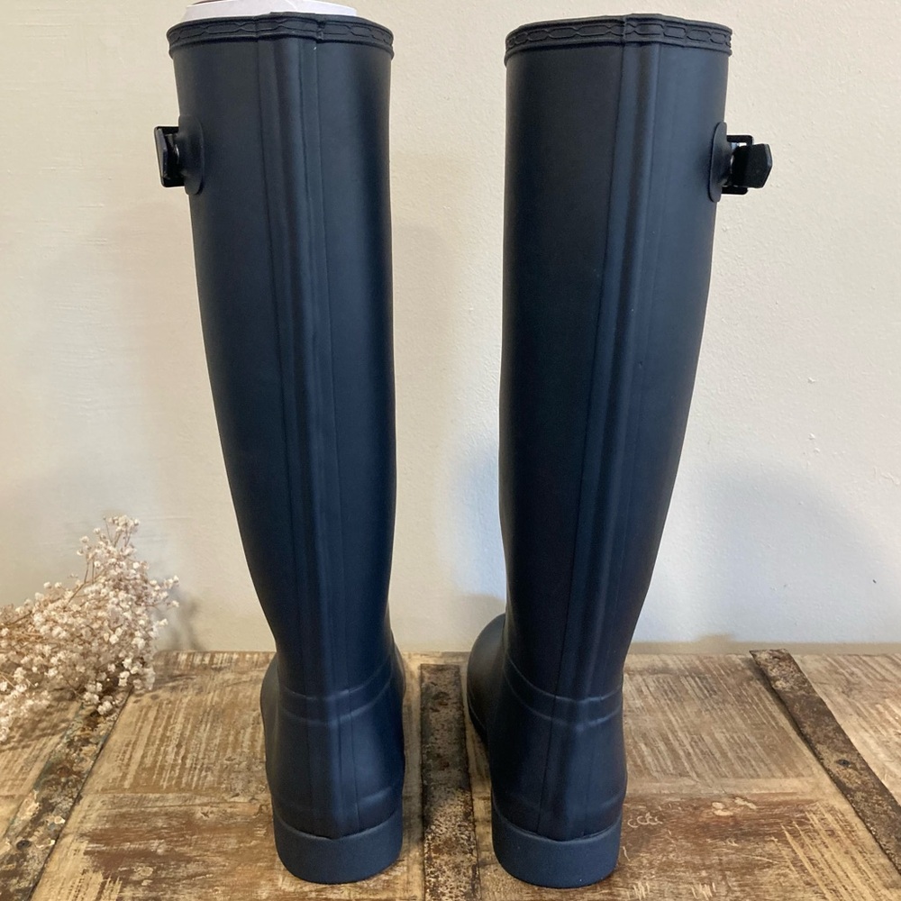 Hunter Women’s Original Refined Navy Rain Boots Sz 11 NWOB WFT1071RMA - Picture 3 of 16